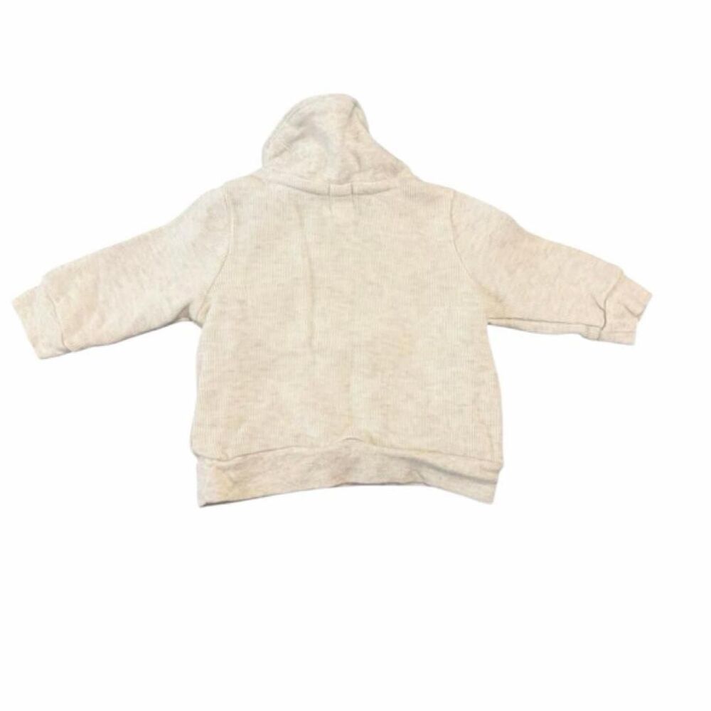 Baby Gap cream sweater with brown buttons - Picture 2 of 4
